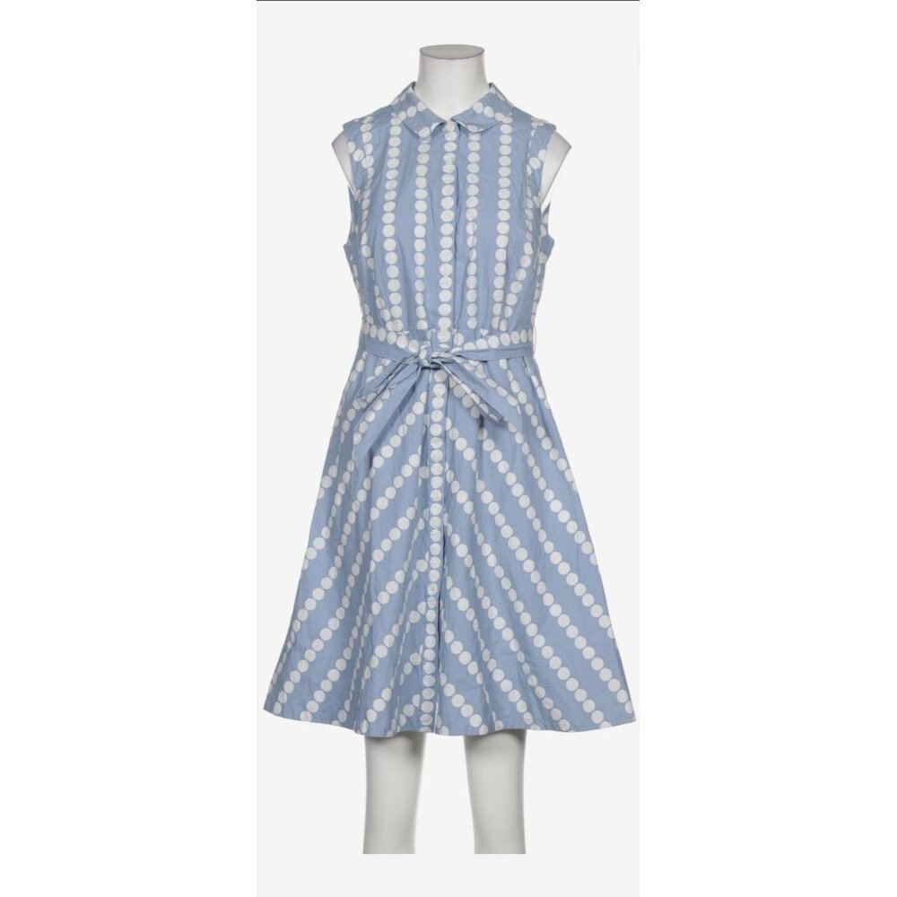 Boden, Clemmie Polka Dot, Fit & Flare, Belted Lined Shirt Dress, Sz 6